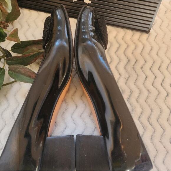 Salvatore Ferragamo Front Crochet leather heel size 5.5 - Picture 5 of 9